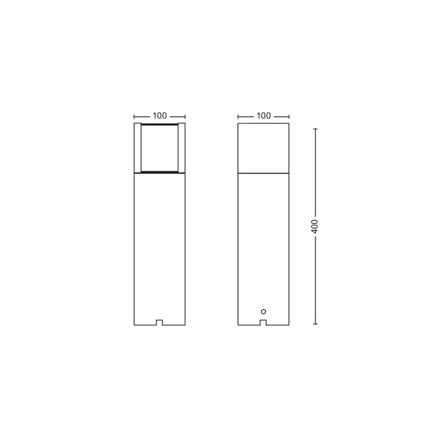 Philips - Lámpara LED exterior LED/6W/12V 2700K IP44