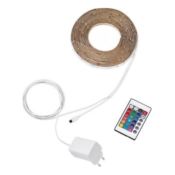 Philips - Banda LED RGBW Dimmable 5m LED/12W/230V + Control Remoto
