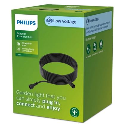 Philips - Cable de extensión para exteriores 10m IP67