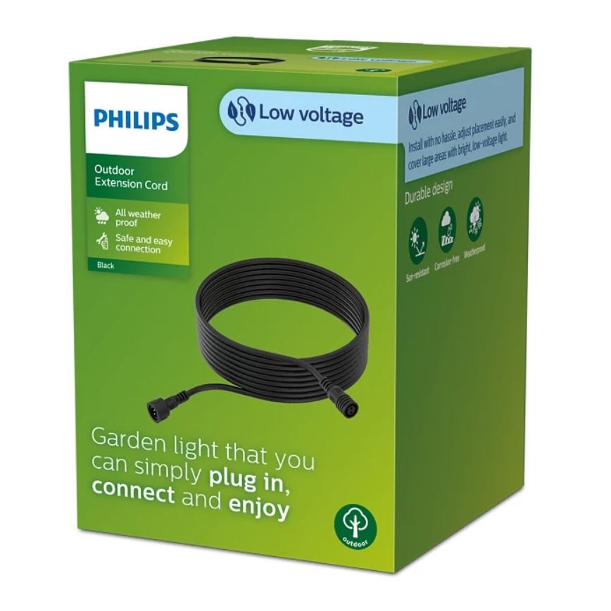 Philips - Cable de extensión para exteriores 10m IP67