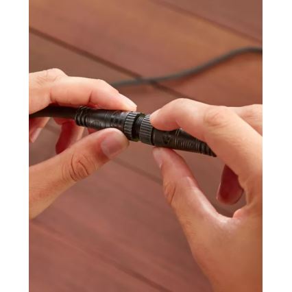 Philips - Guirnalda de exterior LED RGBW regulable y extensible Hue FESTAVIA 30 LED 21 m IP65