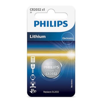 Philips CR2032/01B - Batería de litio tipo botón CR2032 MINICELLS 3V 240mAh