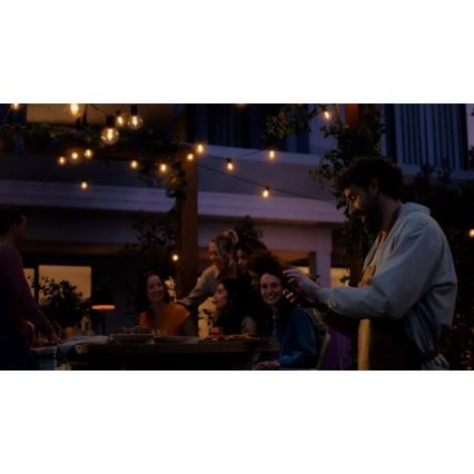 Philips - Guirnalda de exterior regulable y extensible LED RGBW Hue FESTAVIA, 20 LEDs, 14 m, IP65