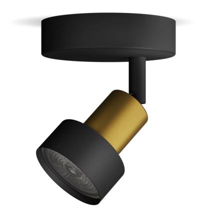 Philips - Foco CONDUIT 1xGU10/5W/230V negro/latón