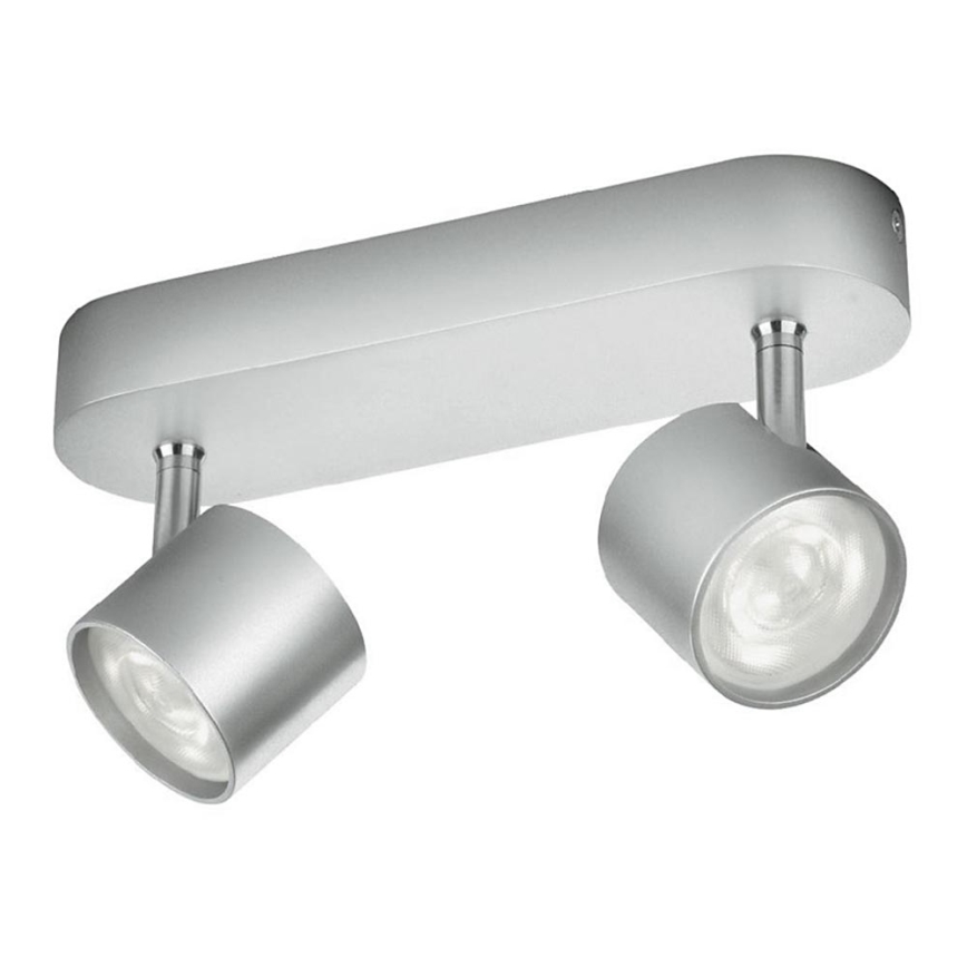 Philips - Foco empotrable LED regulable 2xLED/4,5W/230V