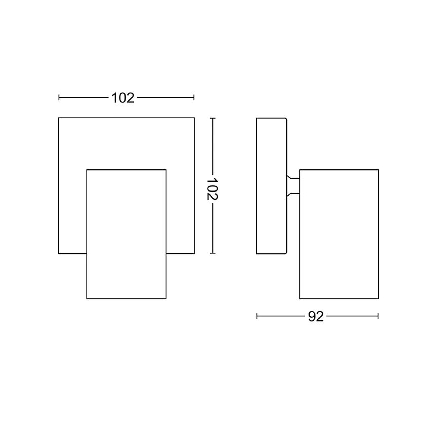 Philips - Foco KOSIPO 1xGU10/5,5W/230V blanco