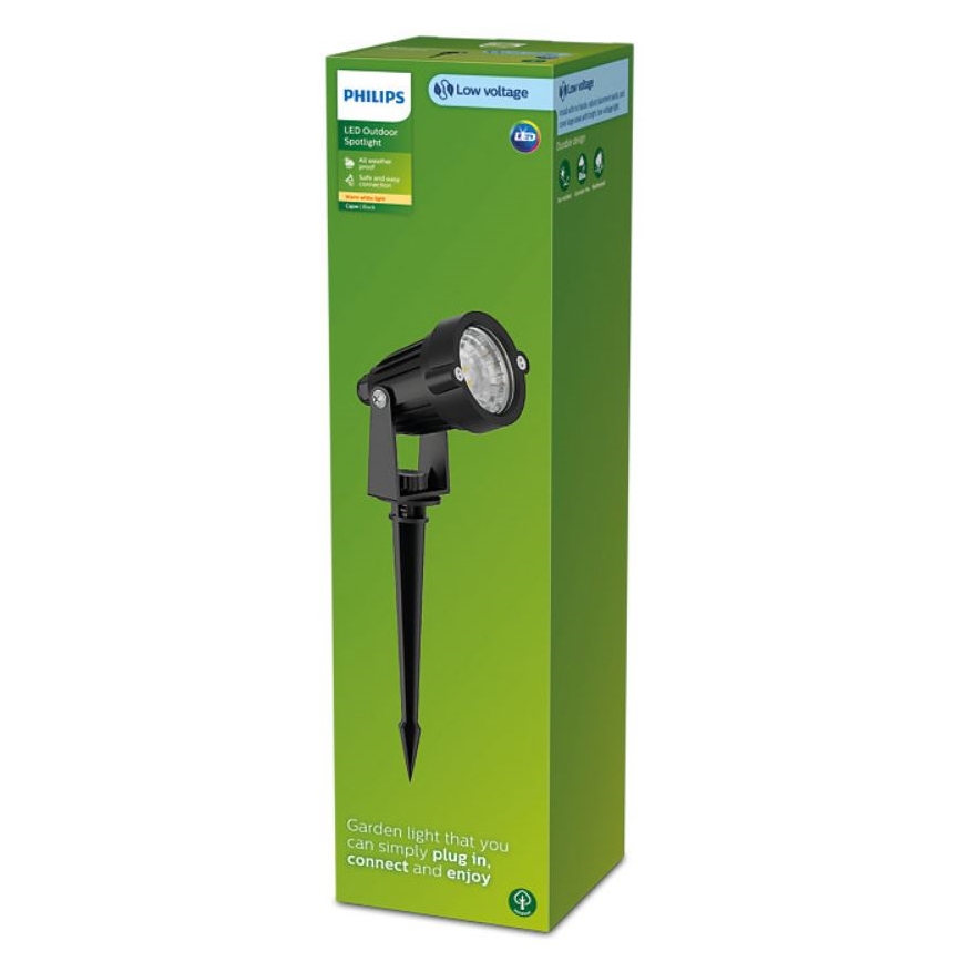 Philips - Foco LED de exterior CASPER LED/1,5W/24V IP44