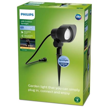 Philips - Foco LED de exterior LED/6W/12V 2700K IP44