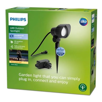 Philips - Foco LED exterior LED/24W/230V 2700K IP44