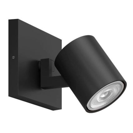 Philips - Foco LED regulable Hue RUNNER 1xGU10/4,2W/230V 2200-6500K negro