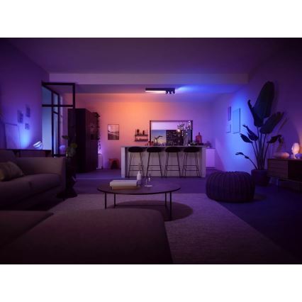Philips - Foco LED RGBW regulable Hue CENTRIS 3xGU10/4,2W/230V + LED/11W 2000-6500K