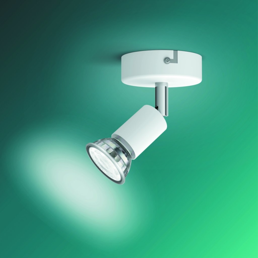 Philips - Foco 1xGU10/50W/230V blanco