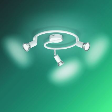 Philips - Foco 3xGU10/50W/230V blanco