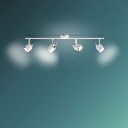 Philips - Foco 4xGU10/35W/230V blanco