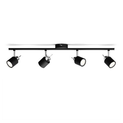 Philips - Foco 4xGU10/35W/230V negro