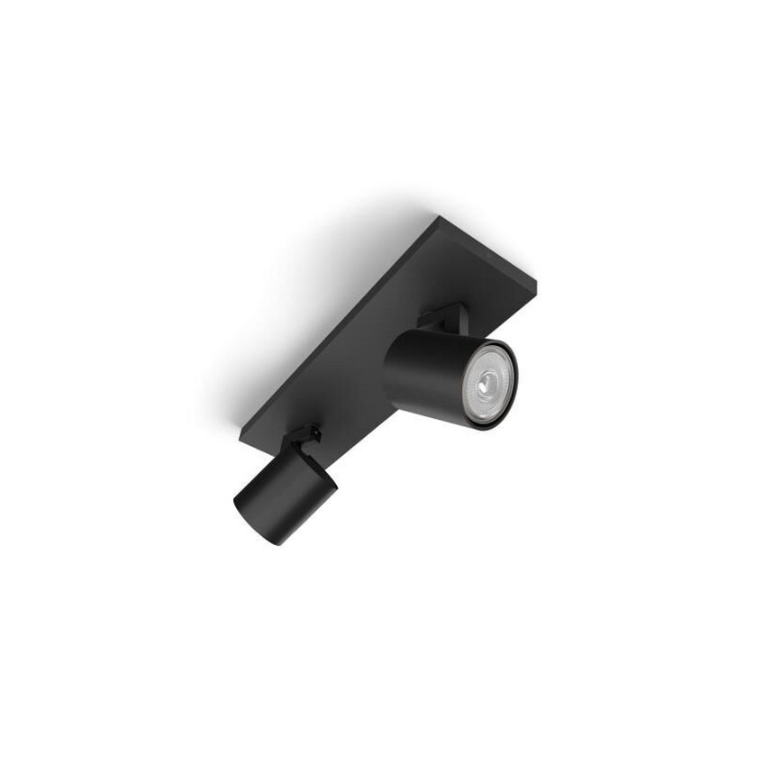 Philips - Foco RUNNER 2xGU10/20W/230V negro