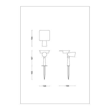Philips - Foco solar LED ASHLYN LED/1,4W/3,7V 2600 mAh 2700K IP44
