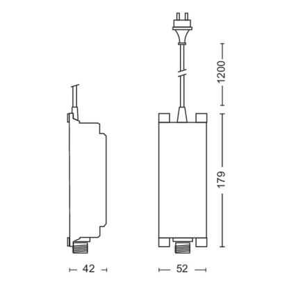 Philips - Fuente de alimentación 48W/12/230V IP67