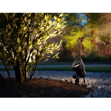 Philips - Foco LED exterior LED/6W/12V 2700K IP44