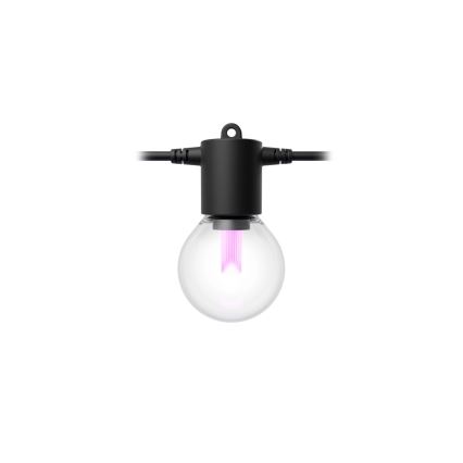 Philips - Guirnalda exterior LED RGBW regulable Hue FESTAVIA 10xLED 7m IP65