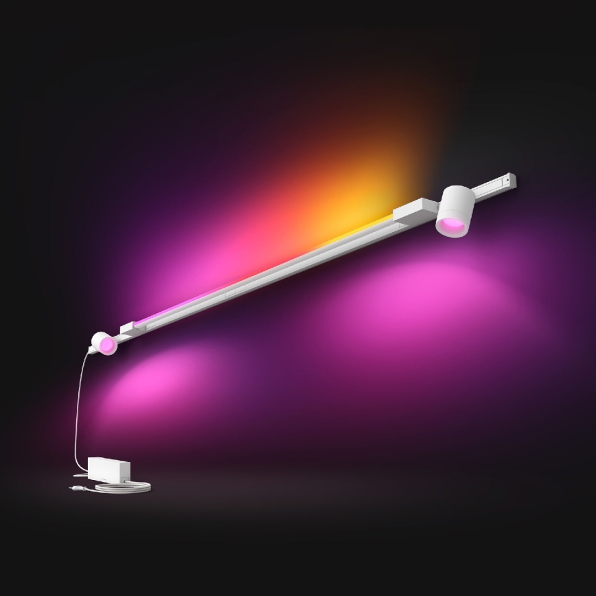 Philips - Juego de 3 focos de pared LED RGB regulables para sistema de riel Hue PERIFO LED/39,9W/230V 2000-6500K
