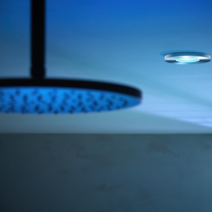 Philips - SET de 3 luces LED RGB regulables para baño Hue XAMENTO 1xGU10/5,7W/230V IP44 2000-6500K