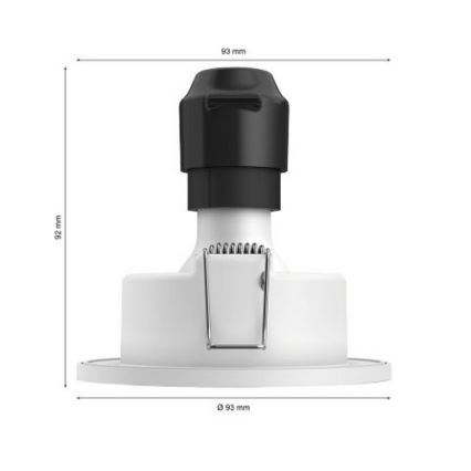 Philips - SET de 3 luces LED RGB regulables para baño Hue XAMENTO 1xGU10/5,7W/230V IP44 2000-6500K