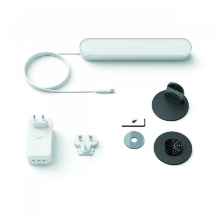 Philips - Lámpara de mesa regulable LED RGB Hue PLAY LED/6W/230V blanca