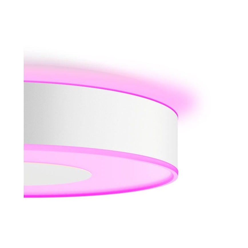 Philips - Lámpara de techo LED RGB regulable Hue INFUSE LED/33,5W/230V 2000-6500K Ø 381 mm blanca