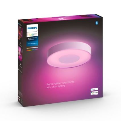 Philips - Lámpara de techo LED RGB regulable Hue INFUSE LED/33,5W/230V 2000-6500K Ø 381 mm blanca