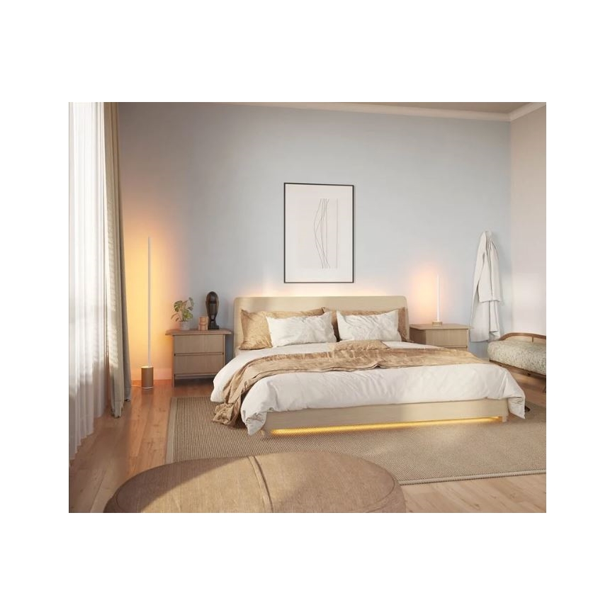 Philips - Lámpara de mesa regulable LED RGBW Hue SIGNE LED/11,8W/230V 2000-6500K