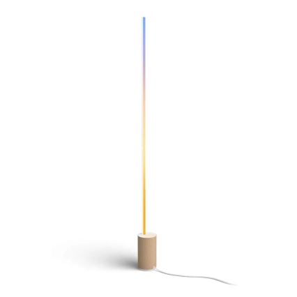 Philips - Lámpara de pie regulable LED RGBW Hue SIGNE LED/29W/230V 2000-6500K beige