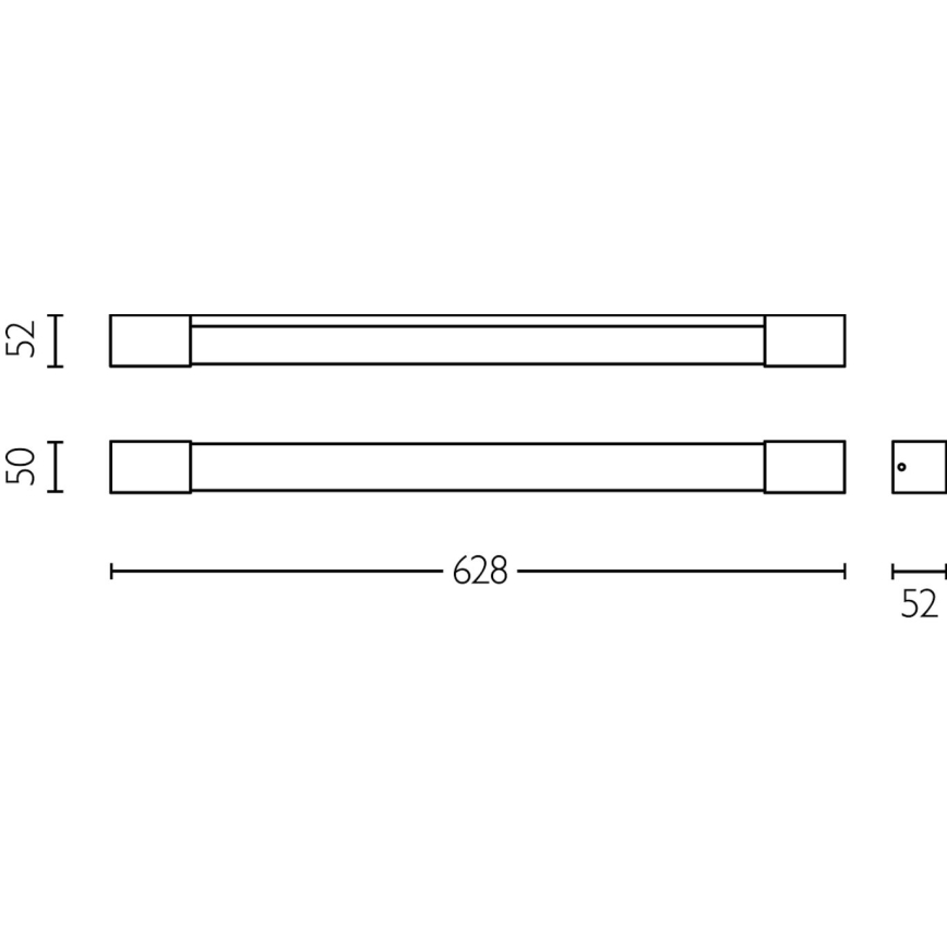 Philips - Iluminación de espejo de baño ROVER LED/10W/230V IP44 latón