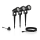 Philips - JUEGO 3x Foco LED de exterior CASPER LED/1,5W/24/230V IP44