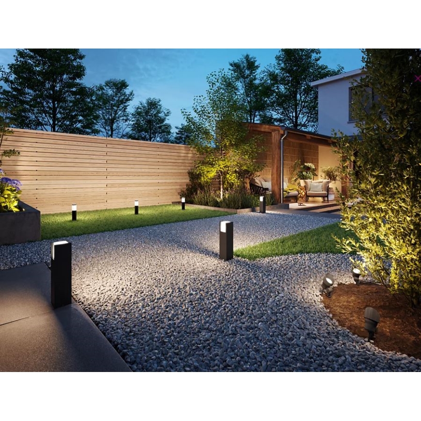 Philips - JUEGO 3x Lámpara LED de exterior GARDENLINK LED/24W/230V 2700K IP44