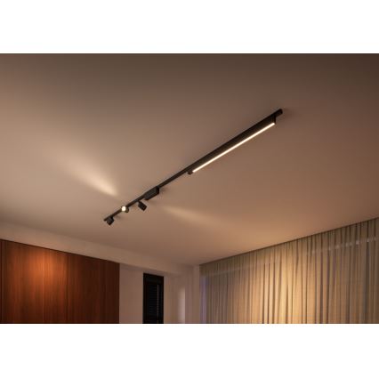 Philips - JUEGO 4x Lámpara LED RGB regulables para sistema de rieles Hue PERIFO LED RGB/44,6W/230V 2000-6500K