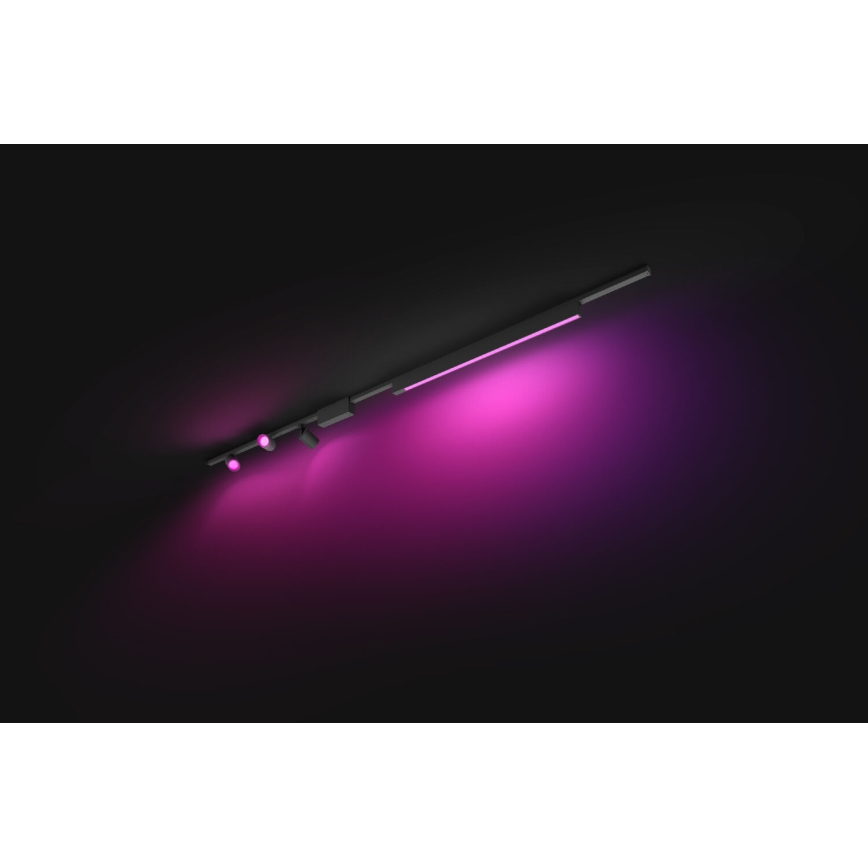 Philips - JUEGO 4x Lámpara LED RGB regulables para sistema de rieles Hue PERIFO LED RGB/44,6W/230V 2000-6500K