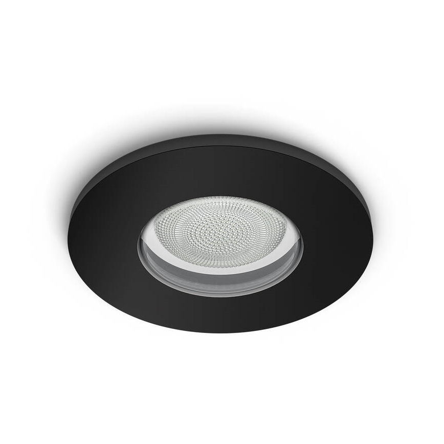 Philips - JUEGO 3x LED RGBW Lámpara de techo regulable para baño Hue XAMENTO 1xGU10/5,7W/230V 2200-6500K IP44
