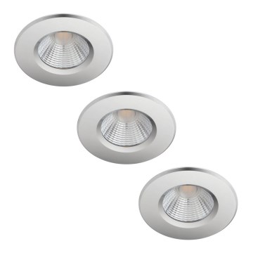 Philips - Juego de 3 luminarias LED regulables para baño DIVE LED/5,5W/230V IP65