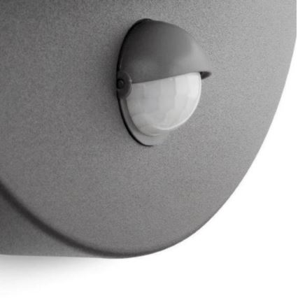 Philips - Lámpara de pared exterior con sensor JUNE 1xE27/12W/230V IP44