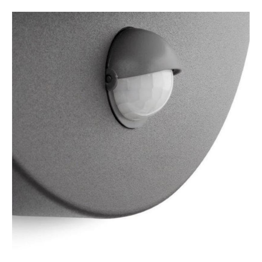 Philips - Lámpara de pared exterior con sensor JUNE 1xE27/12W/230V IP44