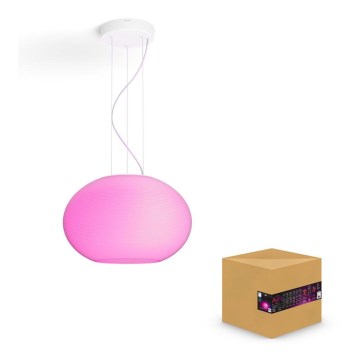 Philips - Lámpara colgante regulable LED RGBW en cable Hue FLOURISH LED/39W/230V
