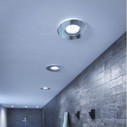 Philips - Lámpara empotrable de baño LED regulable Hue ADORE BATHROOM 1xGU10/4,2W/230V 2200-6500K IP44