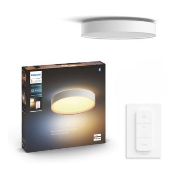 Philips - Lámpara de baño LED regulable Hue DEVERE LED/33,5W/230V IP44 diámetro 425 mm 2200-6500K + mando a distancia