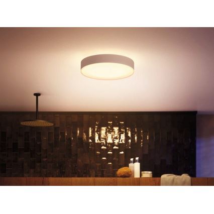 Philips - Lámpara de baño LED regulable Hue DEVERE LED/33,5W/230V IP44 425 mm de diámetro 2200-6500K + mando a distancia