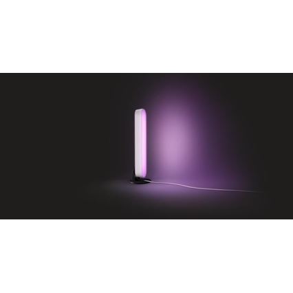 Philips - Lámpara de mesa LED RGB regulable HUE AMBIANCE LED/6W/230V blanca