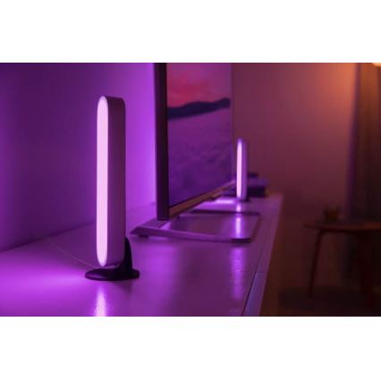 Philips - Lámpara de mesa LED RGB regulable HUE AMBIANCE LED/6W/230V blanca