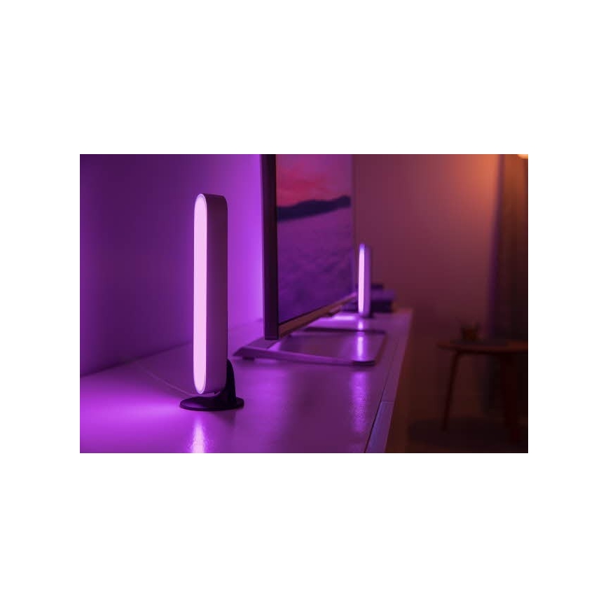 Philips - Lámpara de mesa LED RGB regulable HUE AMBIANCE LED/6W/230V blanca