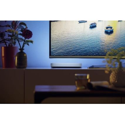 Philips - Lámpara de mesa LED RGB regulable HUE AMBIANCE LED/6W/230V blanca