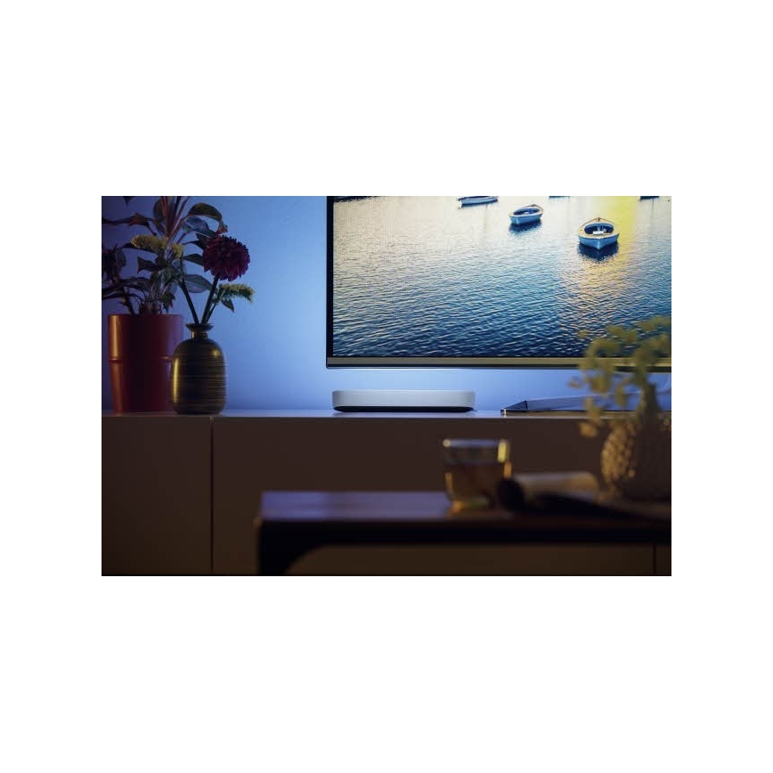 Philips - Lámpara de mesa LED RGB regulable HUE AMBIANCE LED/6W/230V blanca